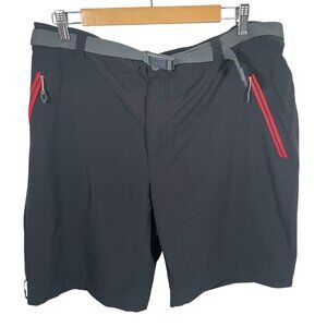 Columbia Titanium Titan Peak Hiking Shorts Mens Size 40 Outdoor Omni Shield Belt